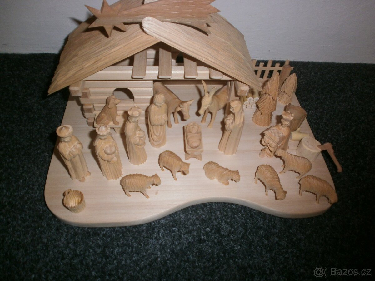 krásný betlém ze dřeva 14a4 - 4
