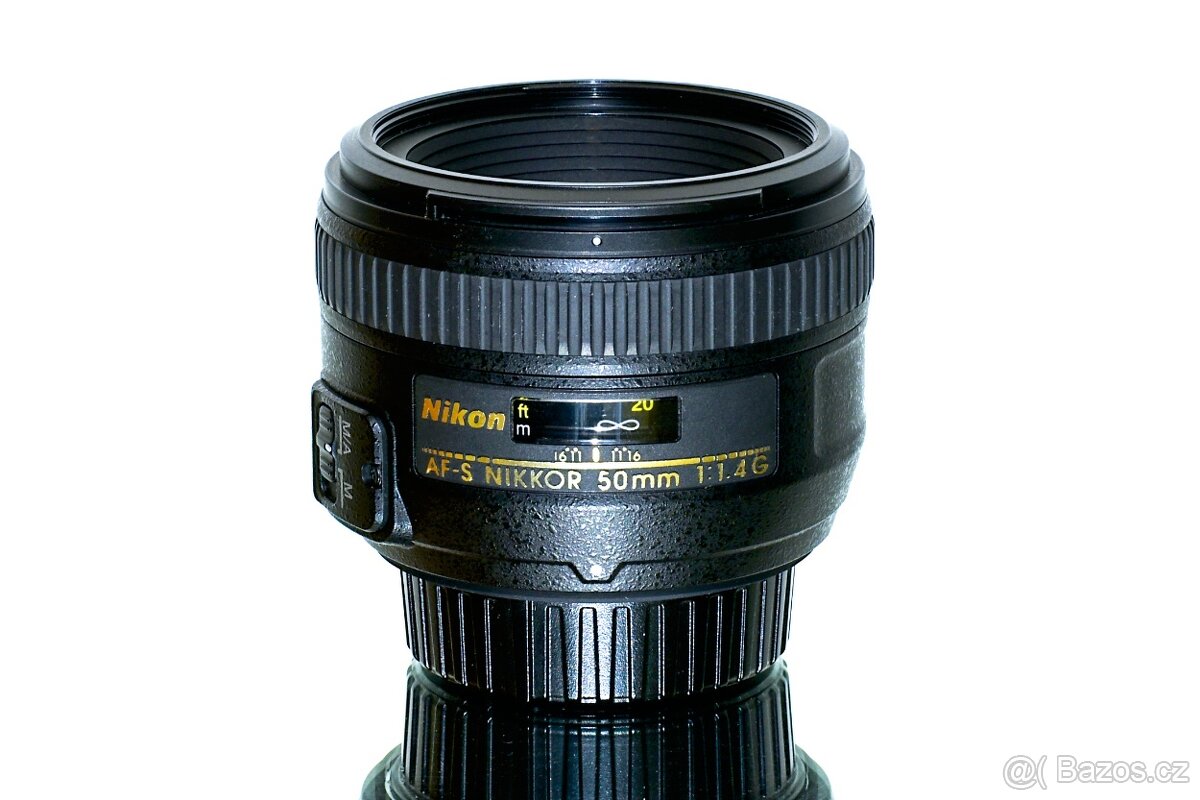 Nikon AF-S Nikkor 1,4/50 G 9-lamelový + VFFoto 58 TOP STAV - 4