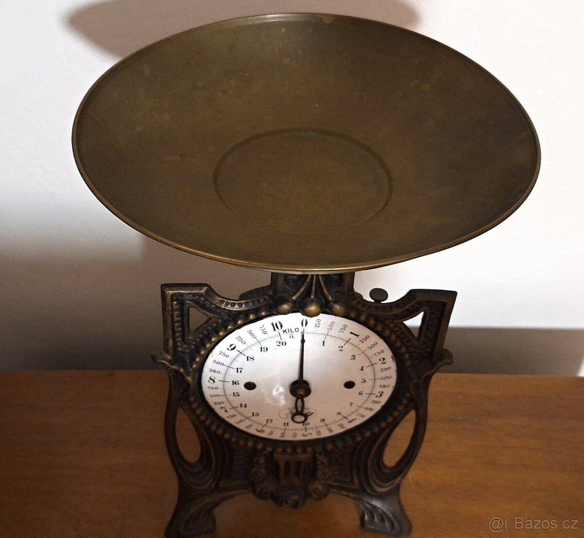 Originální figurální německá litinová váha z roku 1905 - 4