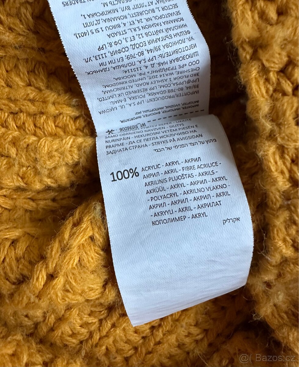 Dlouhý svetr s rolákem vel.38 - 4