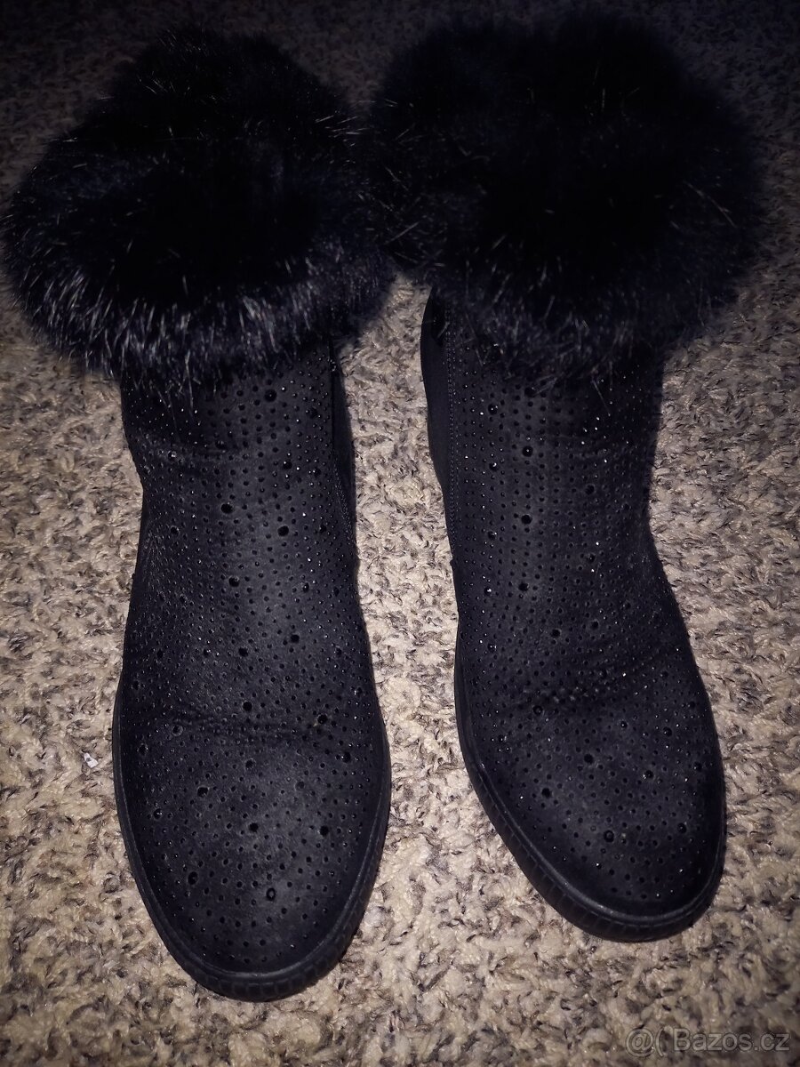 Zimní boty s kamínky - 4