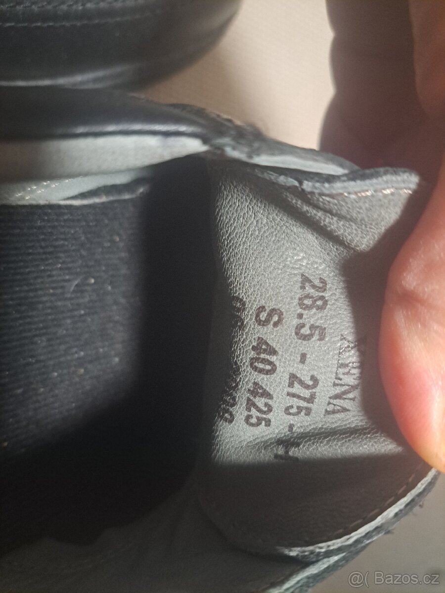 Černé pánské polobotky - 4