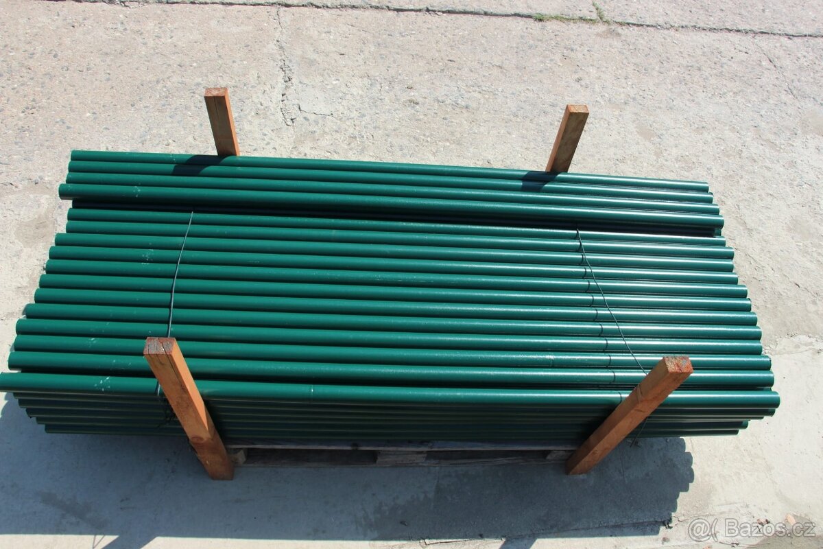 lakovane sloupky na plot 48mm stena 2.5mm - 4