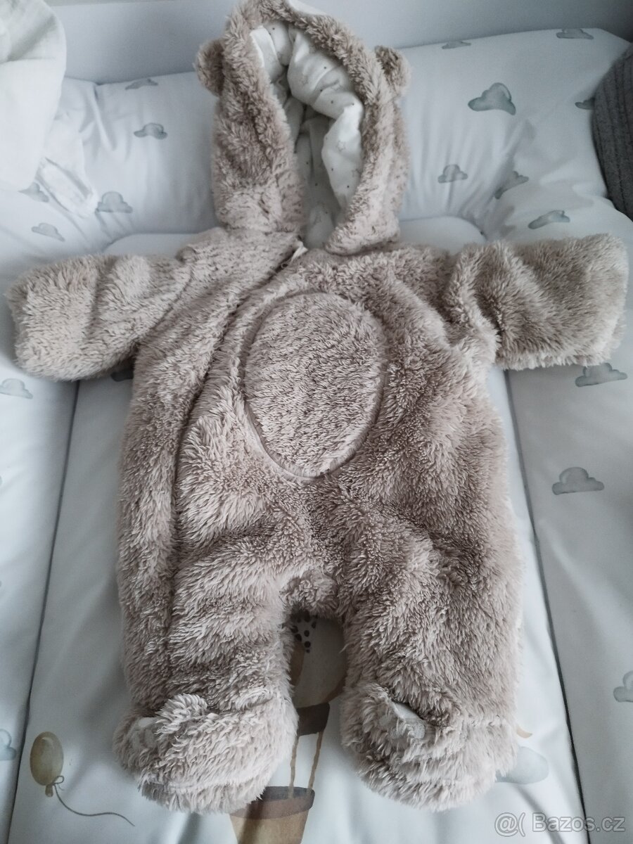 Medvídkový zimní overal - 4