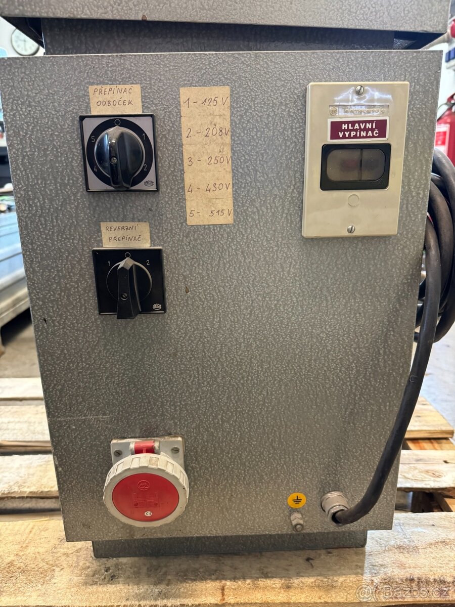 Odbočkový zkušební zdroj, transformátor - 4