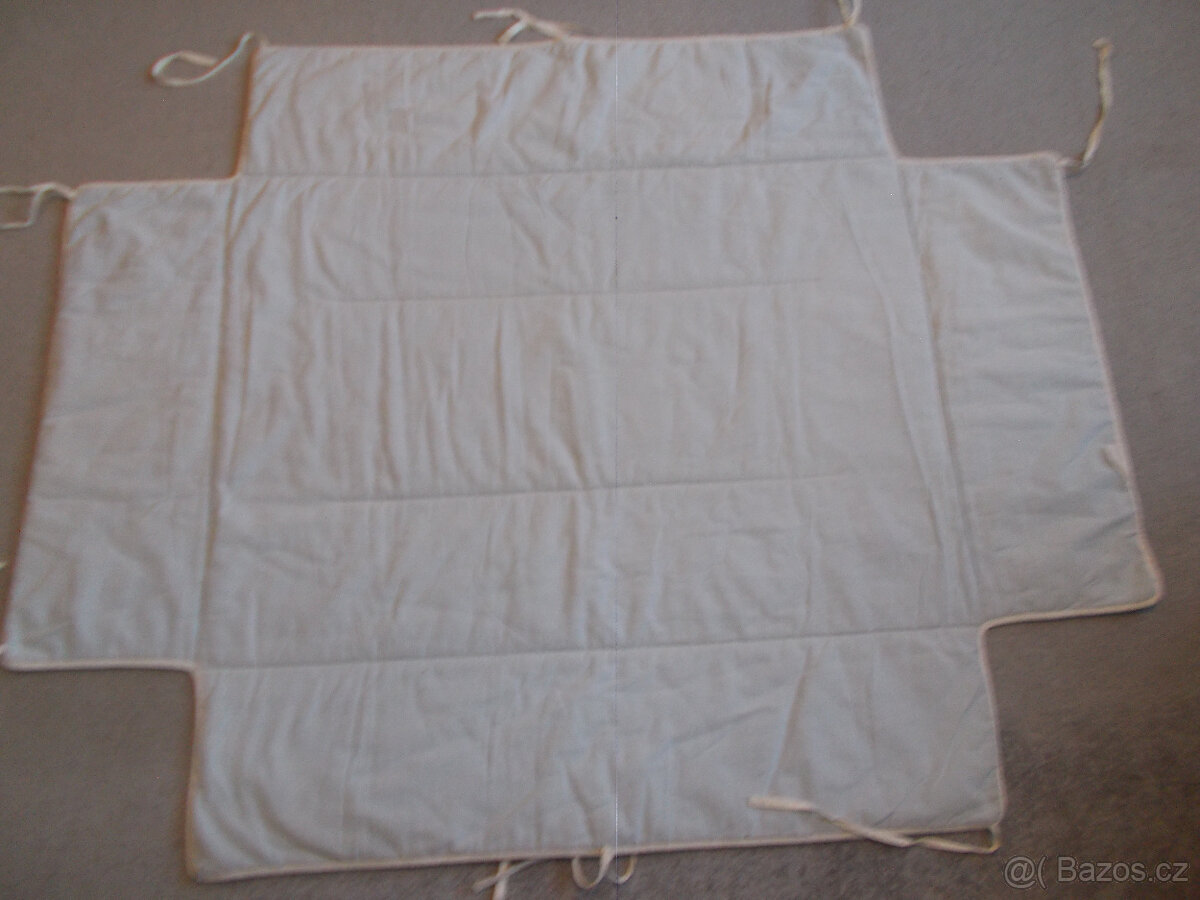 Mantinel s chráničem matrace do dětské postýlky - 4