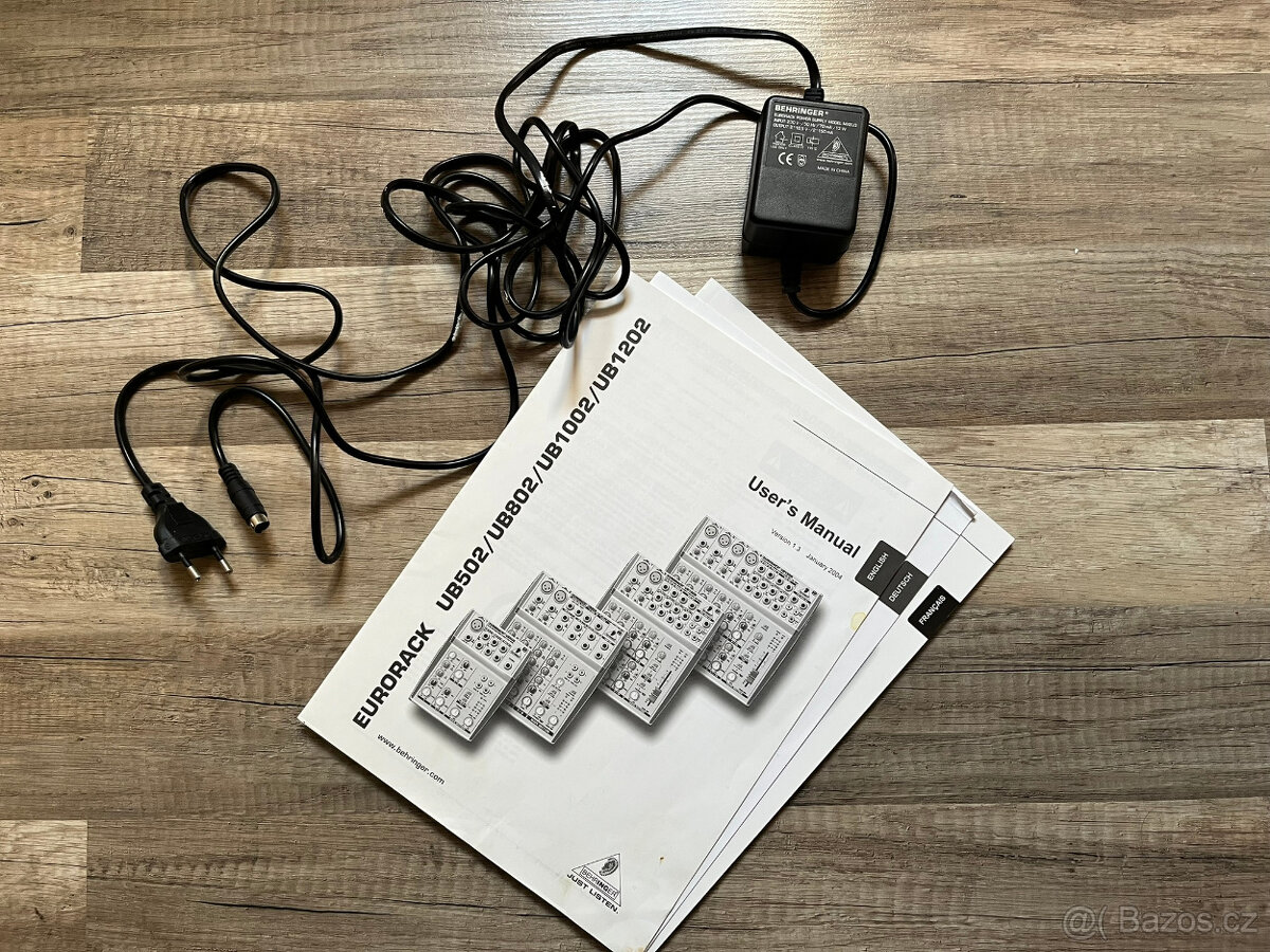 Mixážní pult Behringer Eurorack UB1002 - 4
