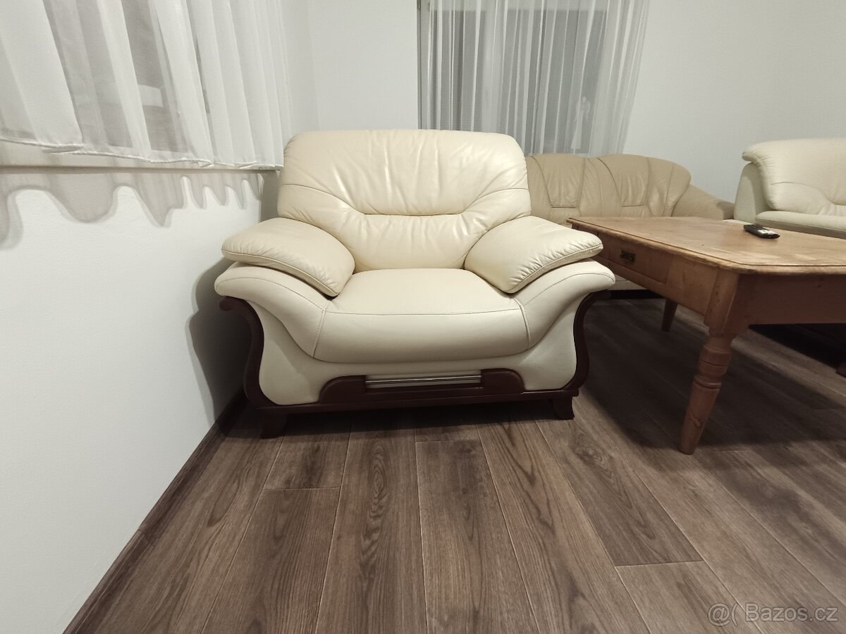 Kožená sedačka 1 +1+3 - 4