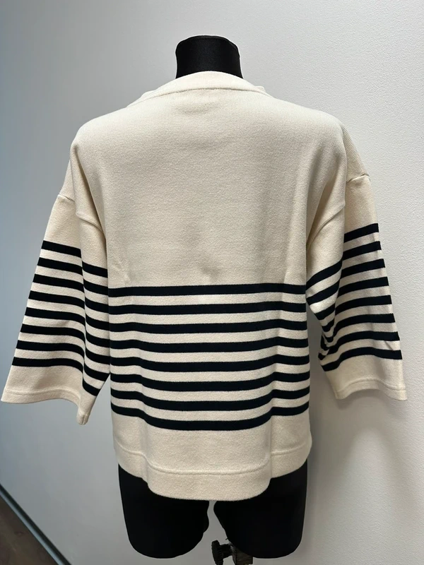 Svetr s pruhy Victoria Beckham - 4