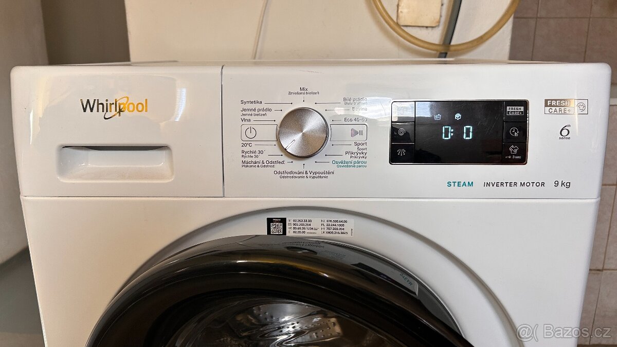 Pračka Whirlpool FFB 9489 BV CS v záruce - 4