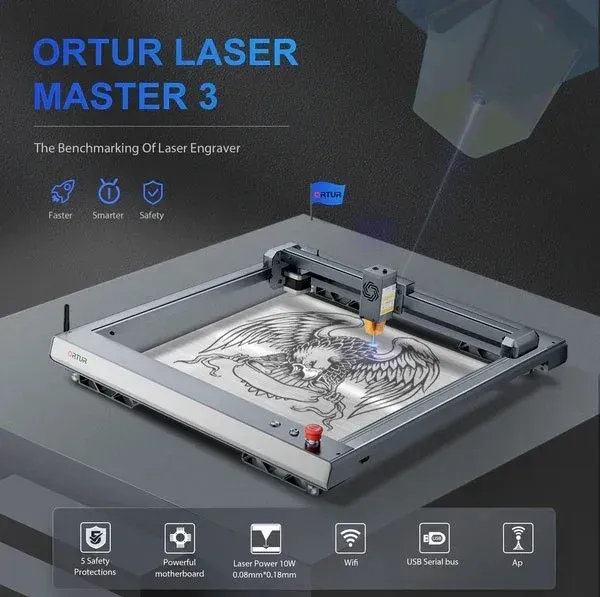 Nová Laserová gravírka - Ortur Laser Master 3 - 4
