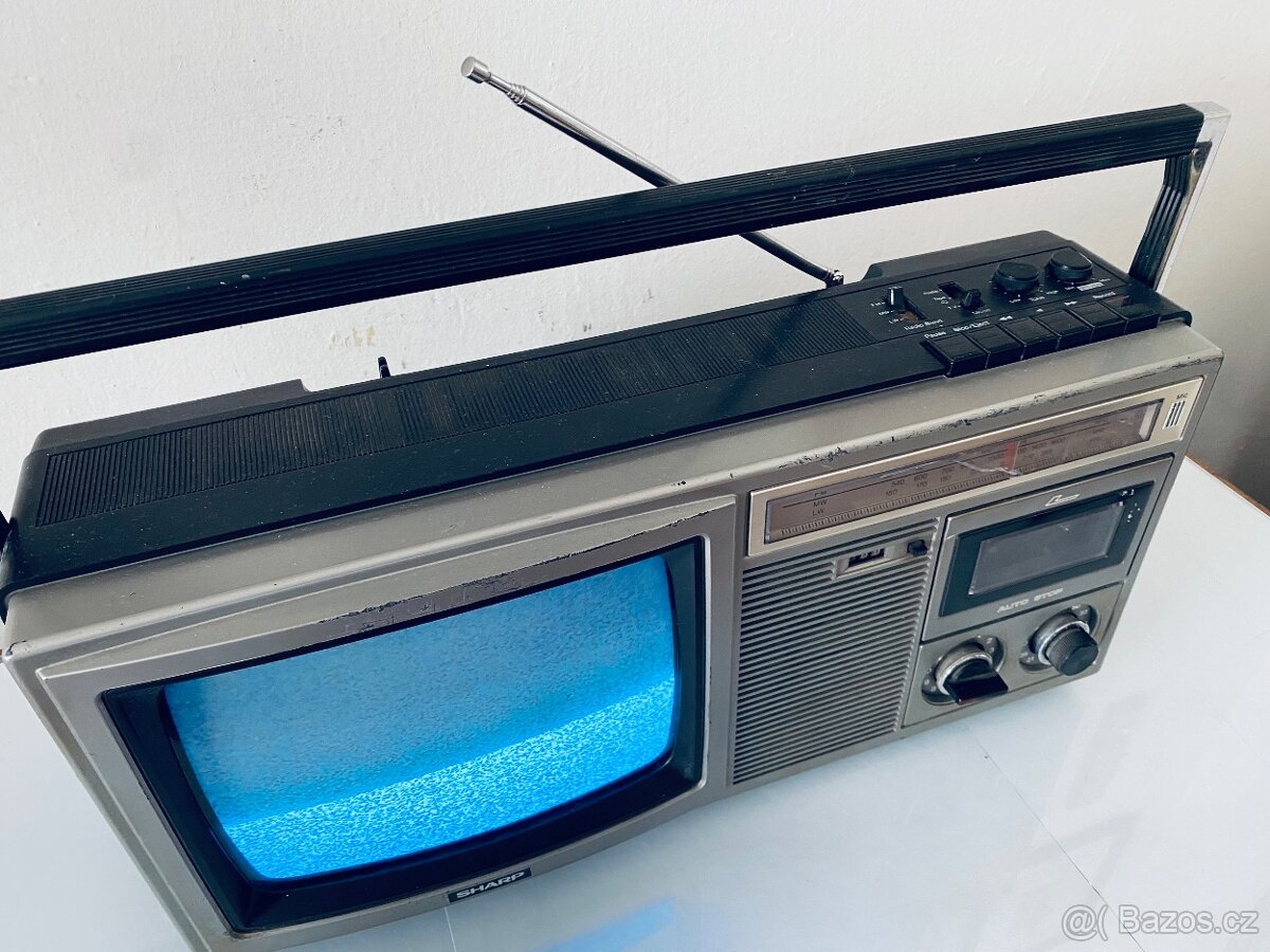 Magnetofon/TV/Radio Sharp 10p-28G, rok 1980 - 4