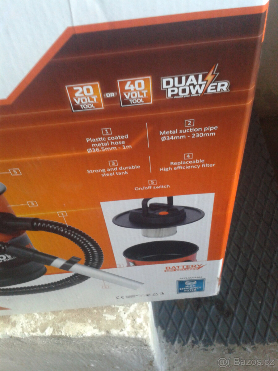 POWER PLUS sekacka a vysavac akumulatorovy - 4