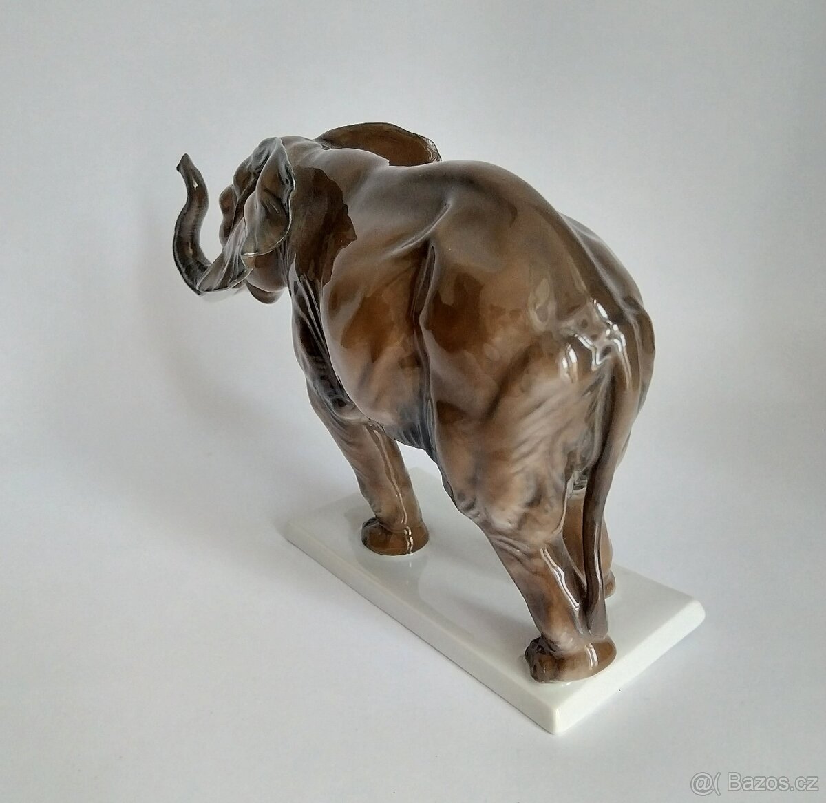 Velká porcelánová figura slona - ROSENTHAL - 4