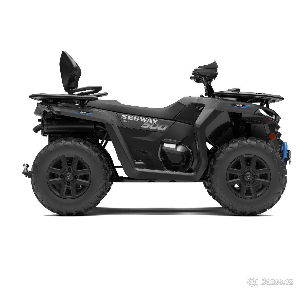 Nová čtyřkolka Segway AT5L Blue s posilovačem a Bílou SPZ