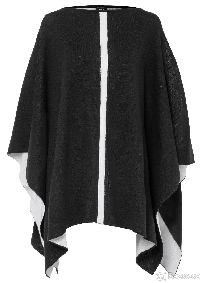 Elegantní teplé pončo UNI - 4