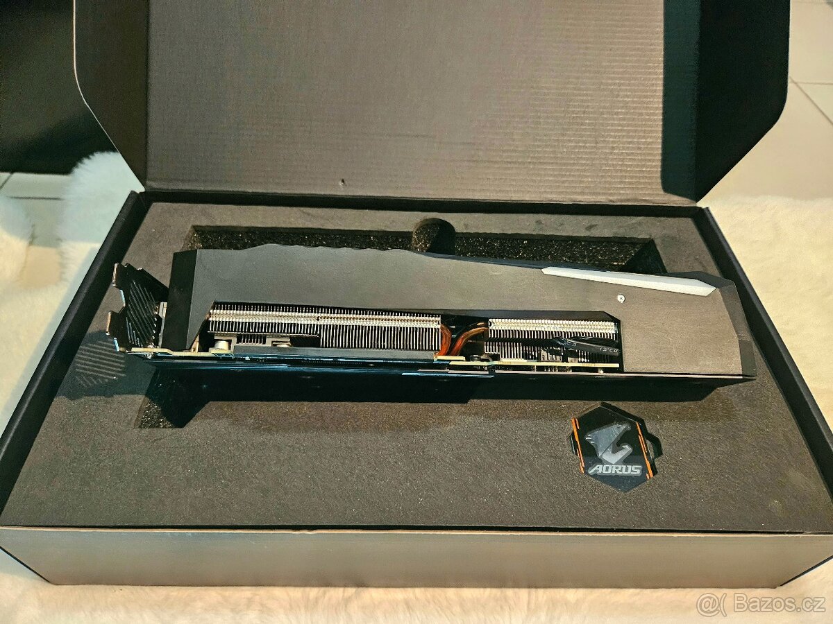 GIGABYTE GeForce RTX 3070 AORUS MASTER 8GB- top stav, záruka - 4