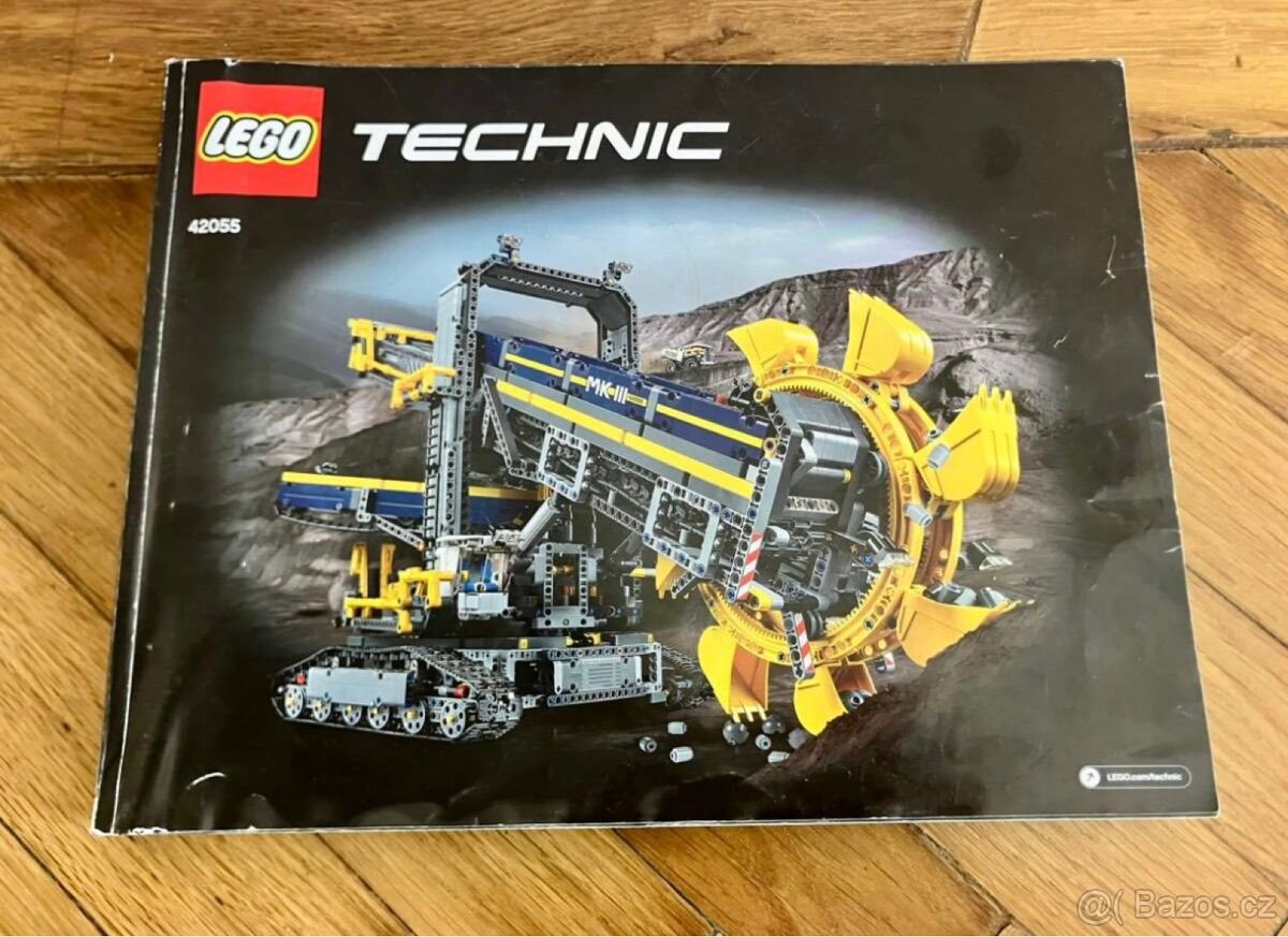Rozlozené lego Technic 42055 Rýpadlo s kolesovým bagrom - 4