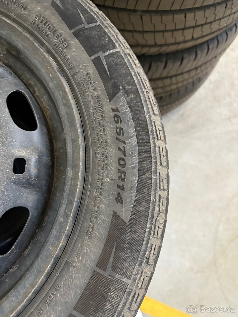 Plechové disky, zimní pneu - 4