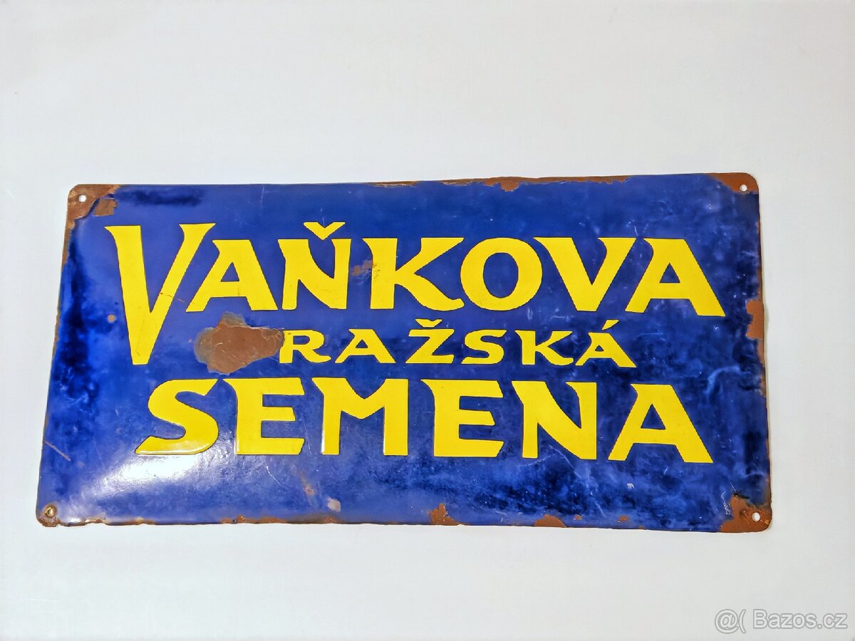 Stará smaltovaná cedule - 4