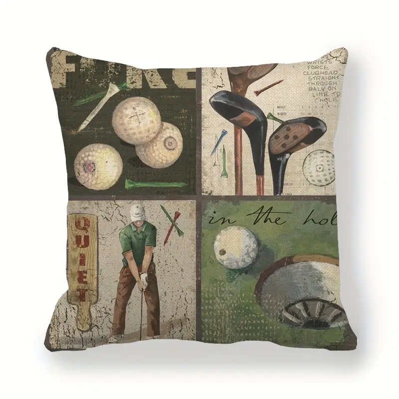 GOLF vintage dekorační polštářky - 4