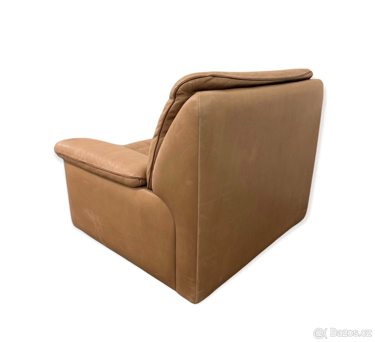 DE SEDE model DS 66 dvoumístná kožená sofa a křeslo 21% DPH - 4