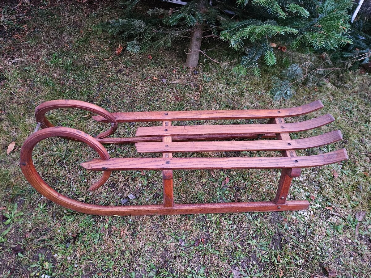 Starožitné sáňky rohačky TOP - 4