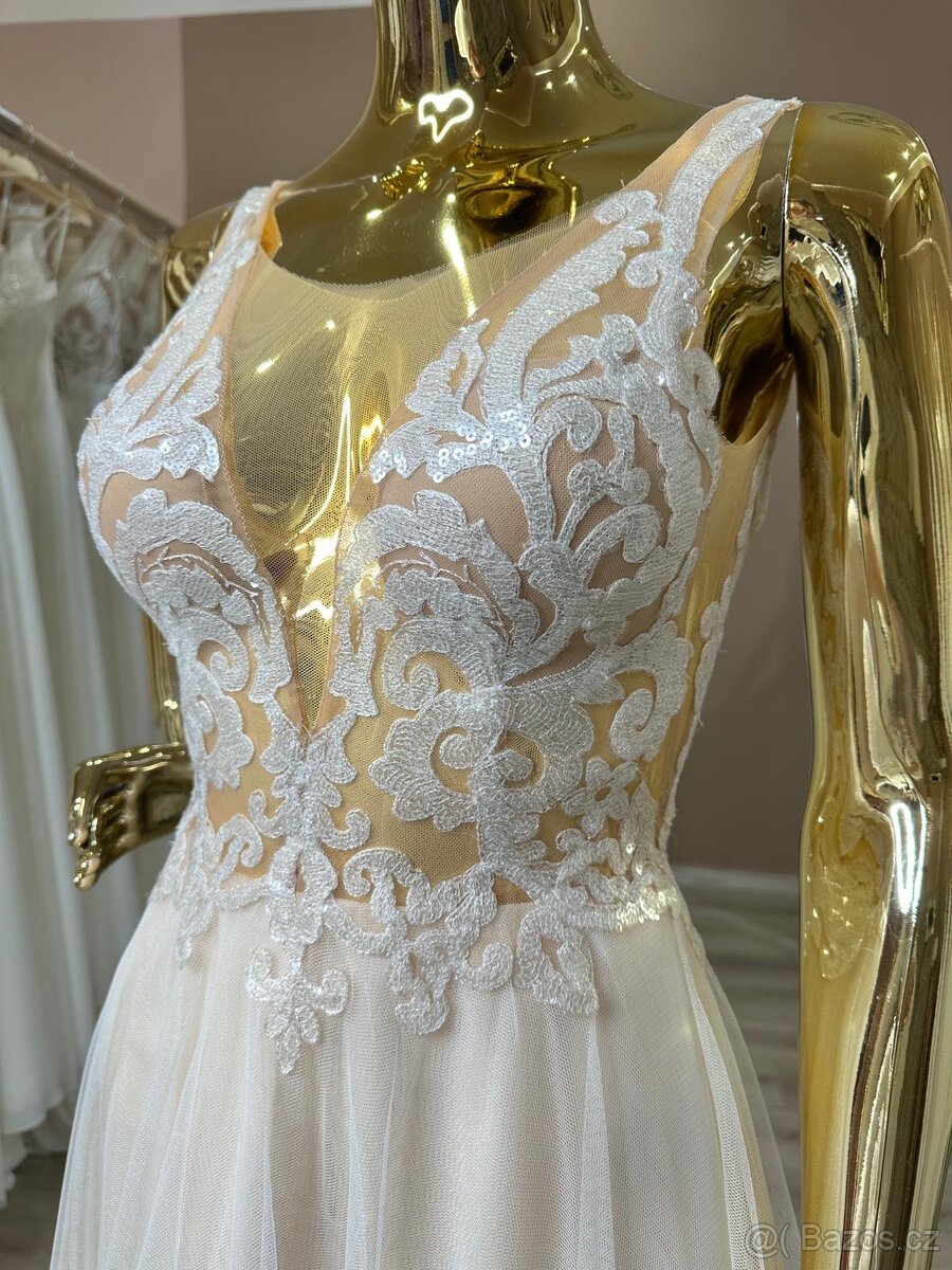 Boho svatební šaty - 4