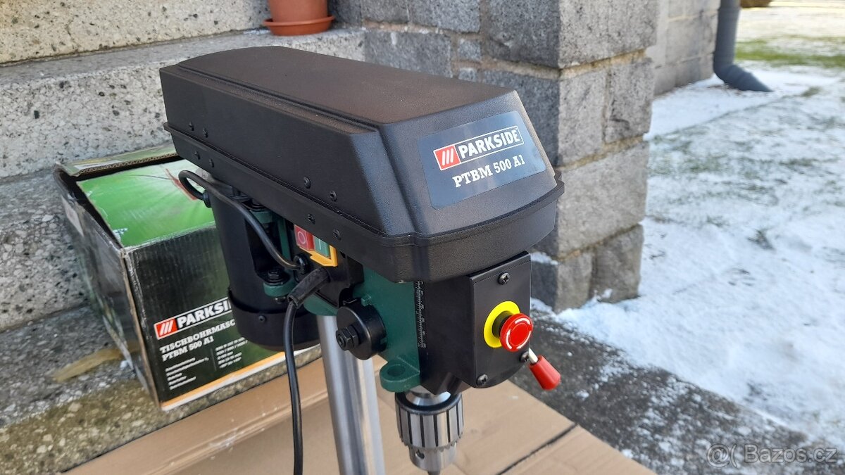 Stojanová vrtačka Parkside 500 W - 4
