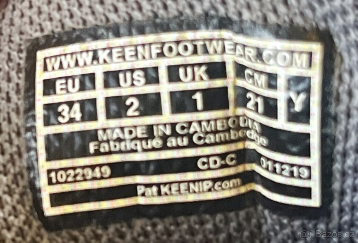 Dětské chlapecké boty Keen vel 34. Málo používané. - 4