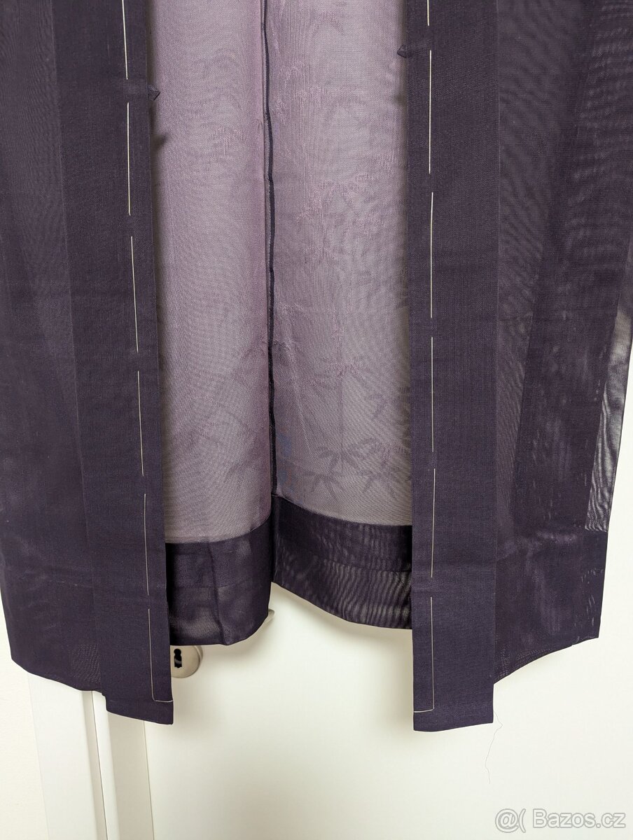 Dámský letní kabátek haori - bambus - 4