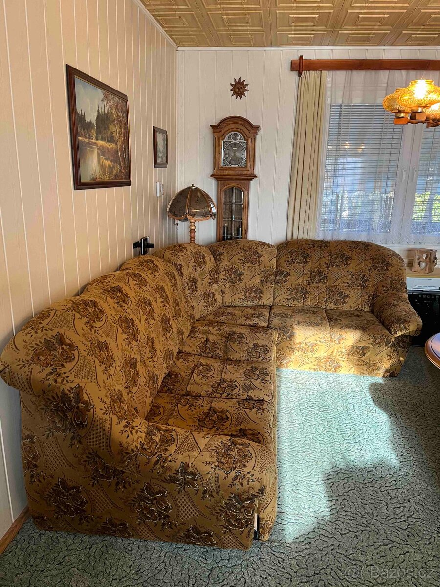 Rohová sedačka + křeslo za odvoz - 4