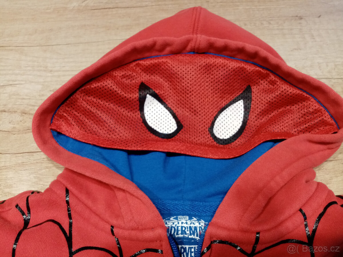 tepláková mikina spiderman vel. 122/128 - 4
