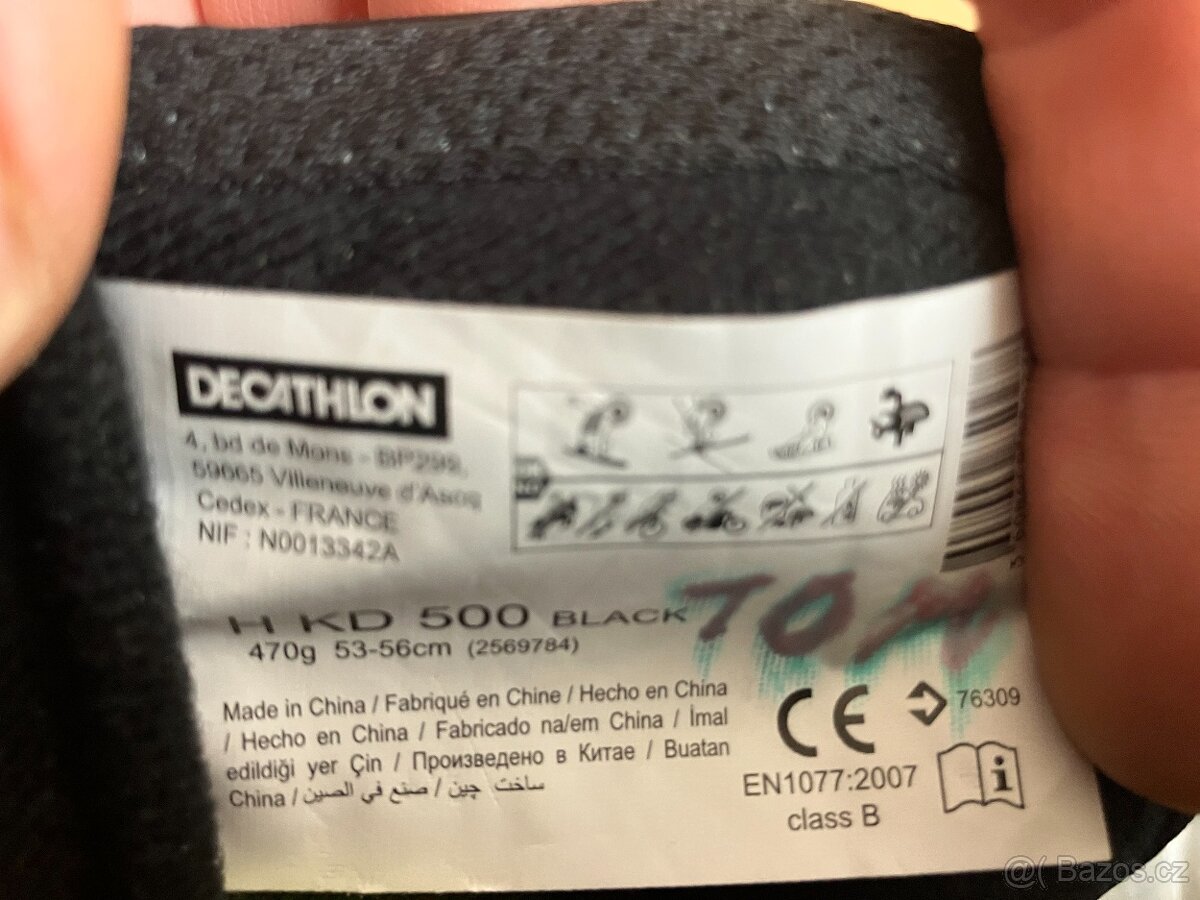 Lyžařská helma WEDZE s brýlemi vel.53-56cm - 4