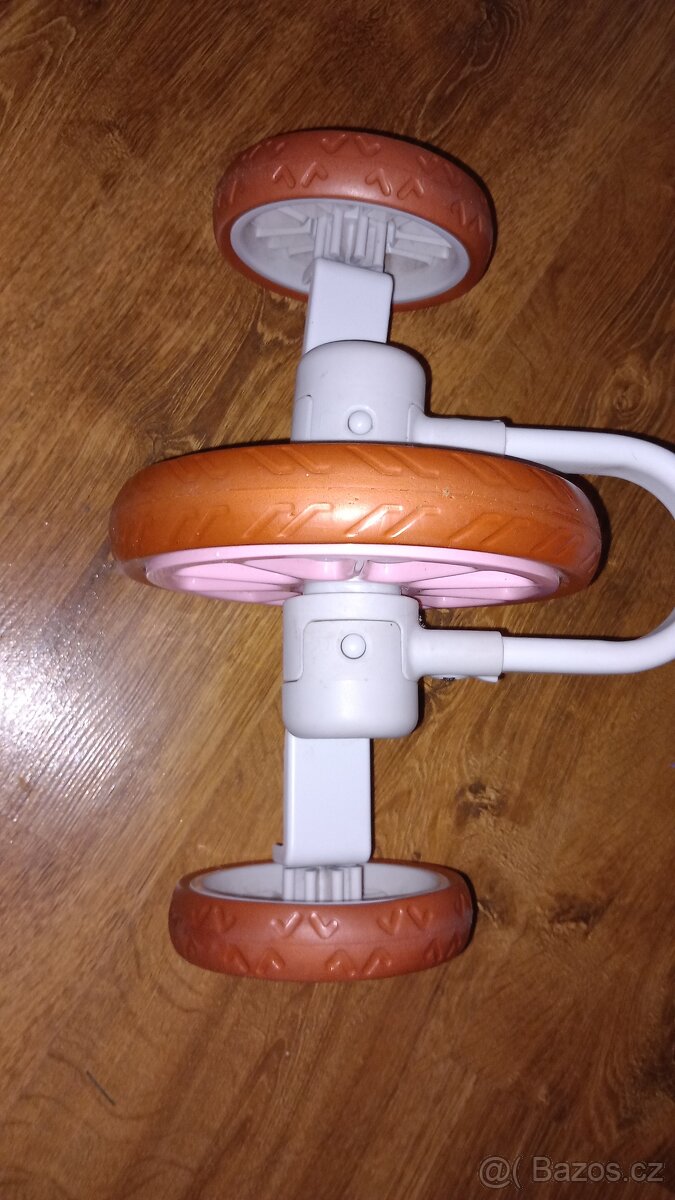 Dětské odrážedlo s pedály 4v1 růžové - 4