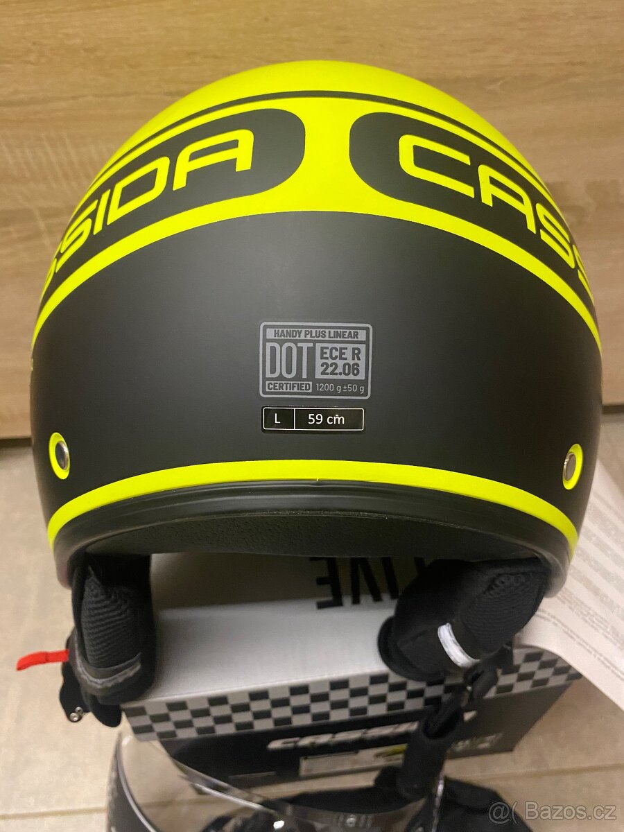 Helma na motorku Cassida Handy Plus Linear, vel. L - 4