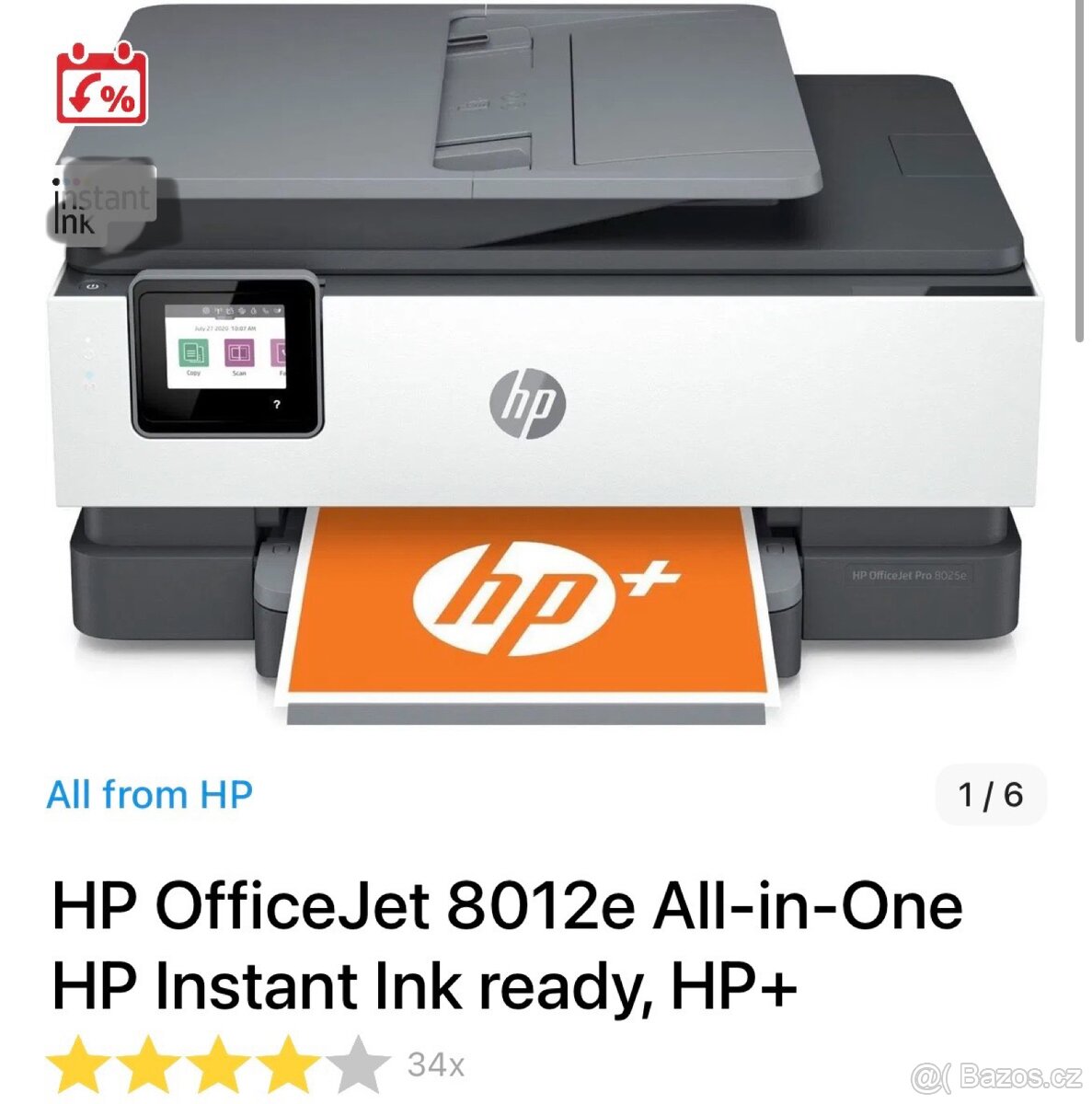 HP All in One 8012e tiskárna s novým inkoustem - 4
