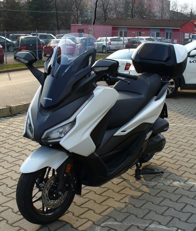 Honda Forza 125 ABS Smart TOP Box , matná bílá perleť 2025 , - 4