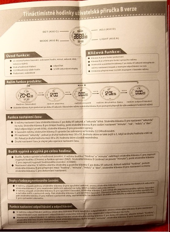DIGITÁLNÍ HODINKY - 4