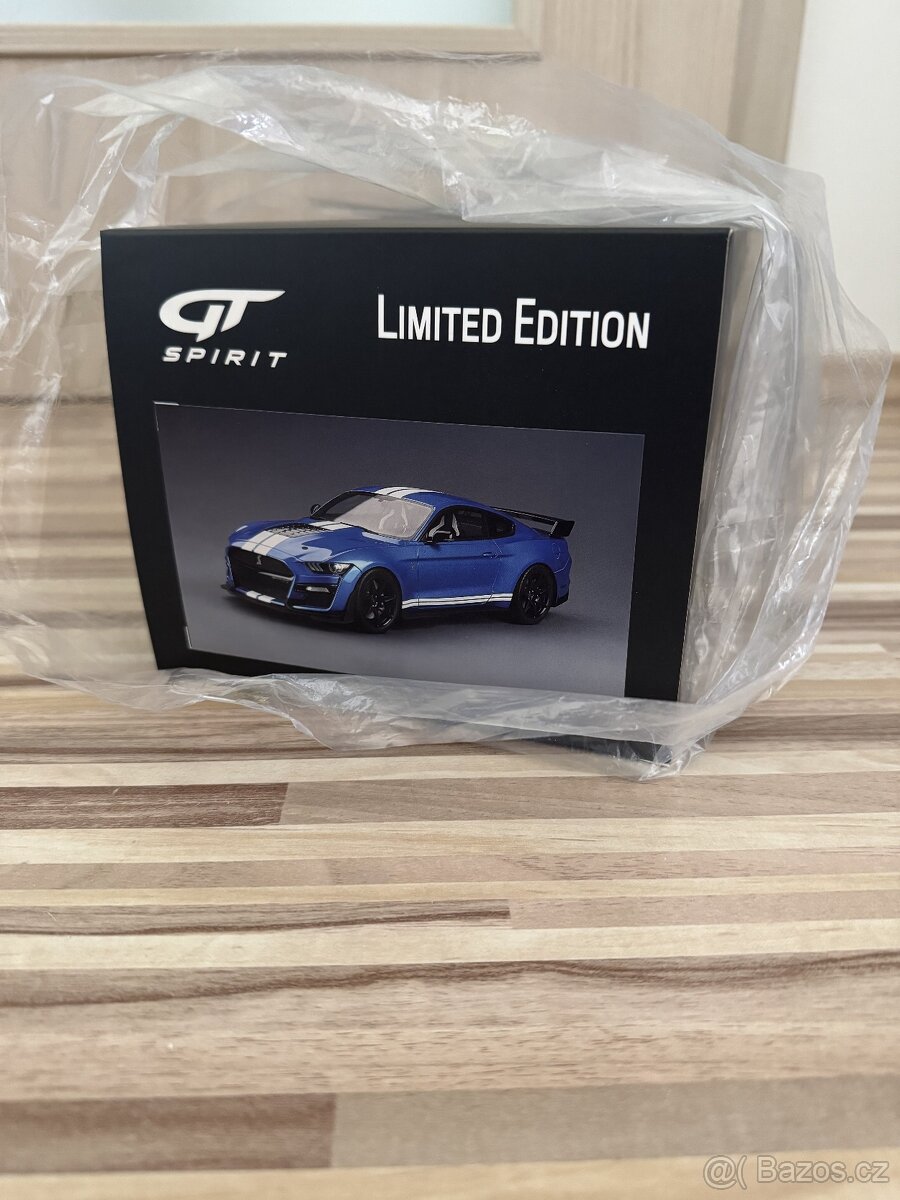 Ford Mustang Shelby GT 500 Blue GT Spirit 1/18 - 4