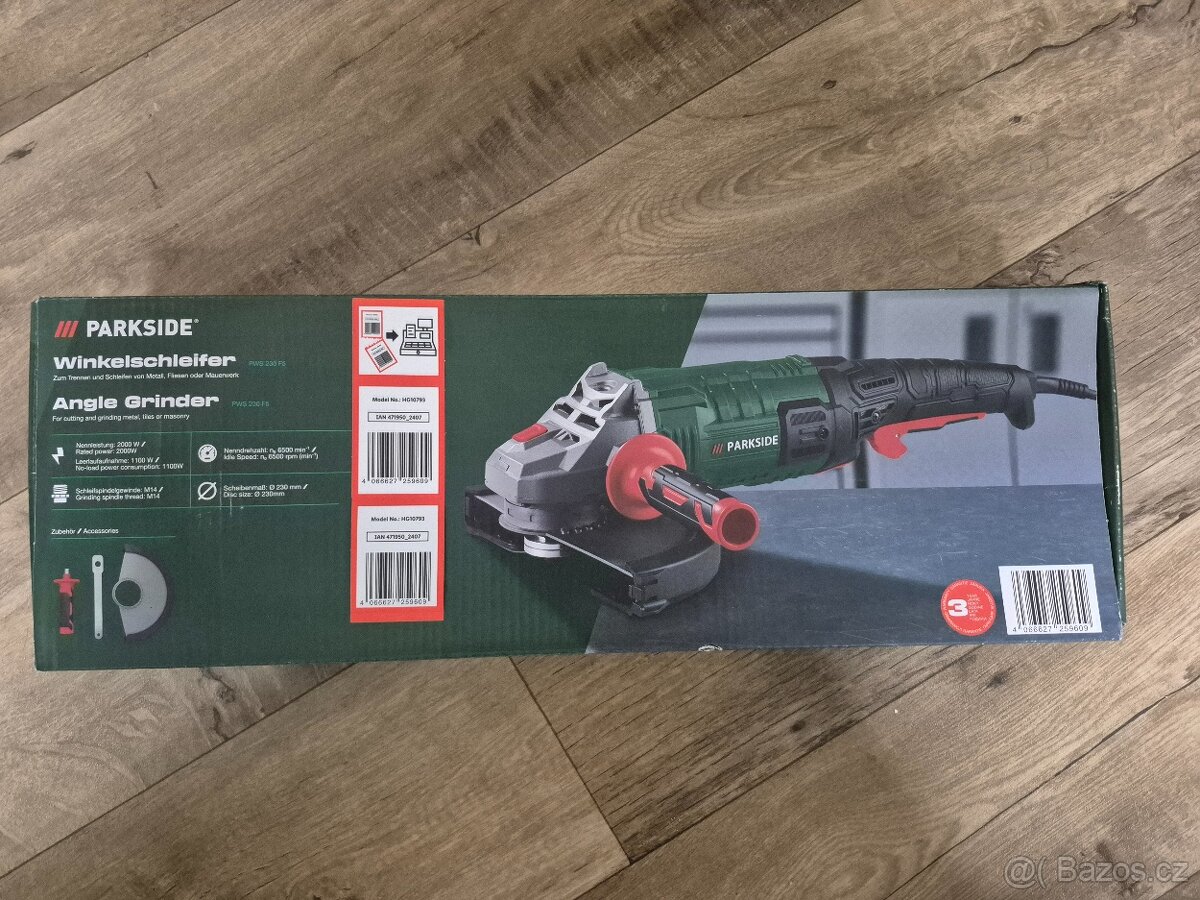 Elektronická bruska 230 parkside - 4