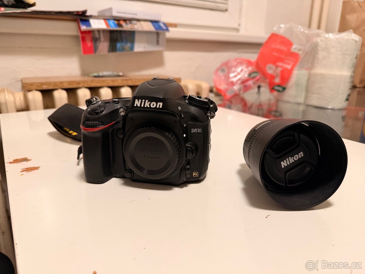 Prodám Nikon D610 + 50mm 1.8G + příslušenství - 4