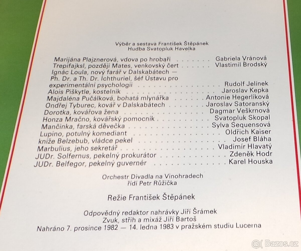 2X LP - Dalskabáty hříšná ves aneb zapomenutý čert - 4