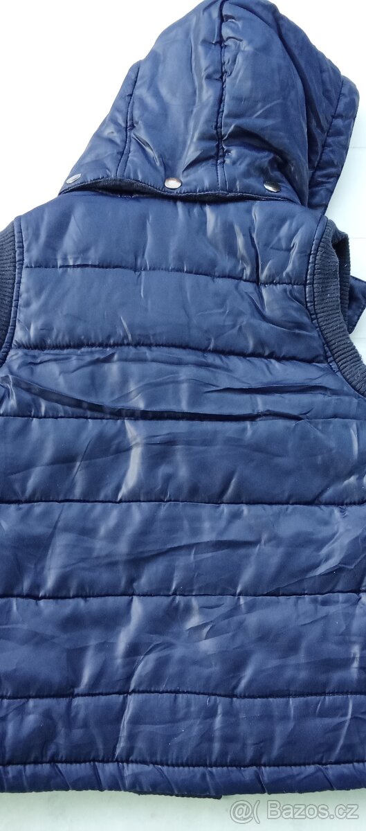 Chlapecká zimní maskáčová bunda a vesta( vel. 122) - 4