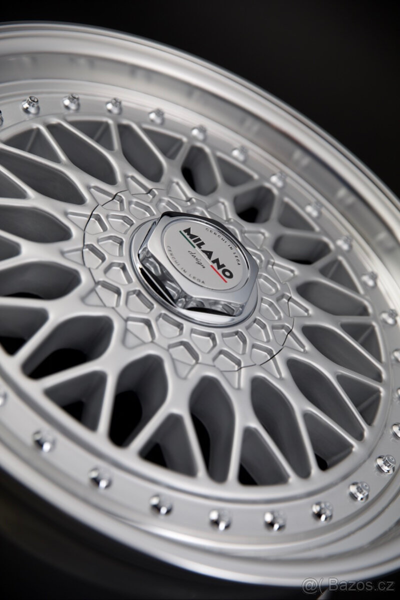 Alu kola 16" 4x100/108 Riccardo silver/gold - 4