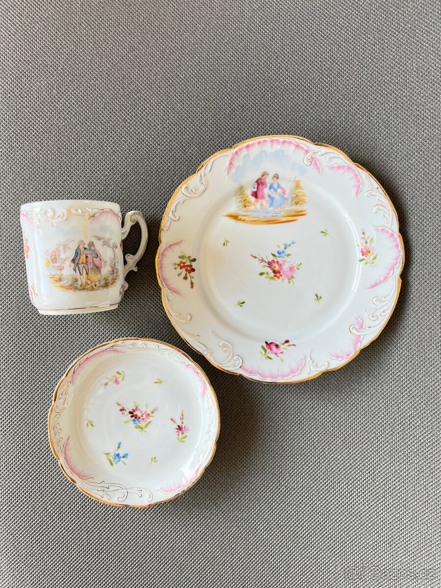 Rosenthal Starožitná snídaňová sada Louise XIV 1891-1906 - 4