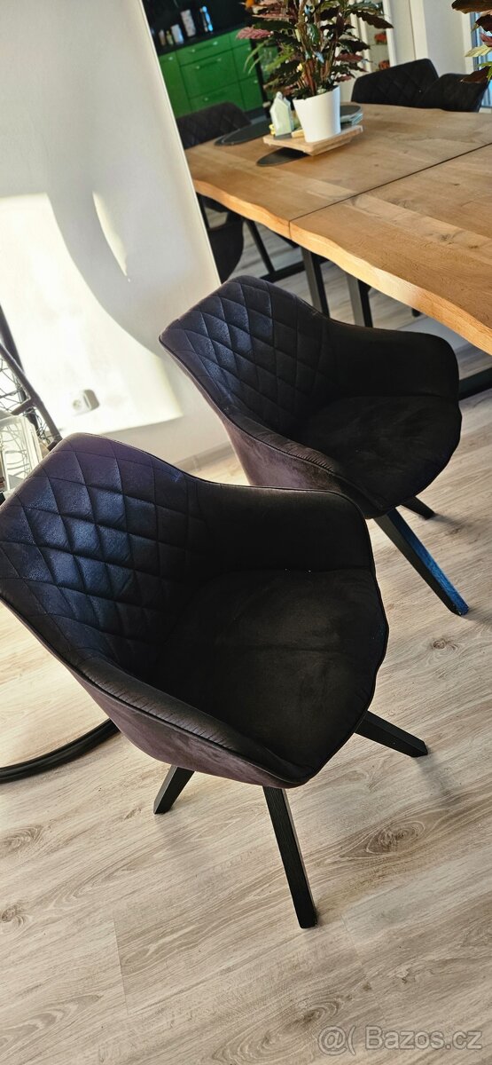 Jídelní židle otočná Landscape 2kusy - 4