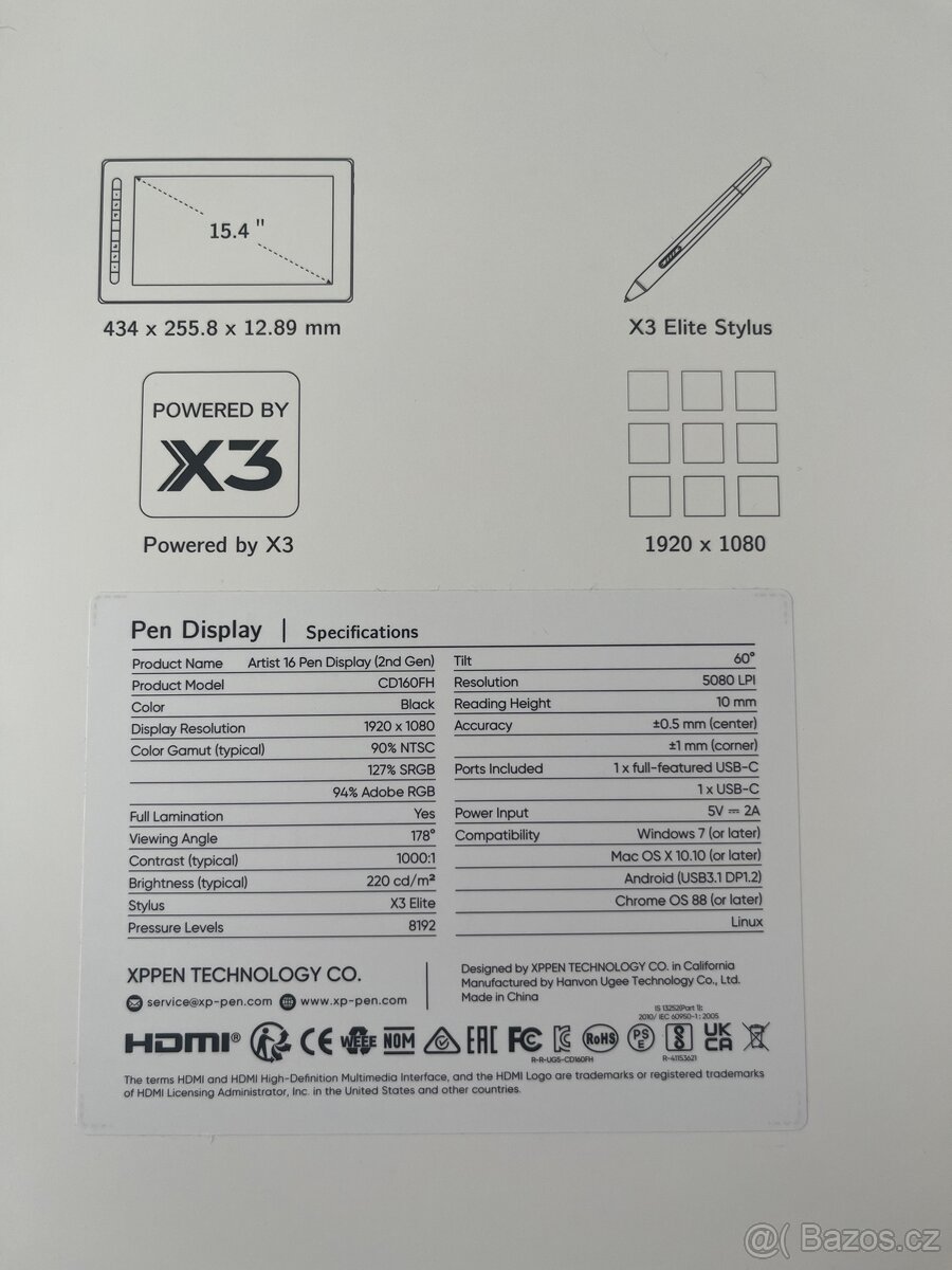 Nový grafický tablet Xp-Pen Artist 16 2nd gen - 4