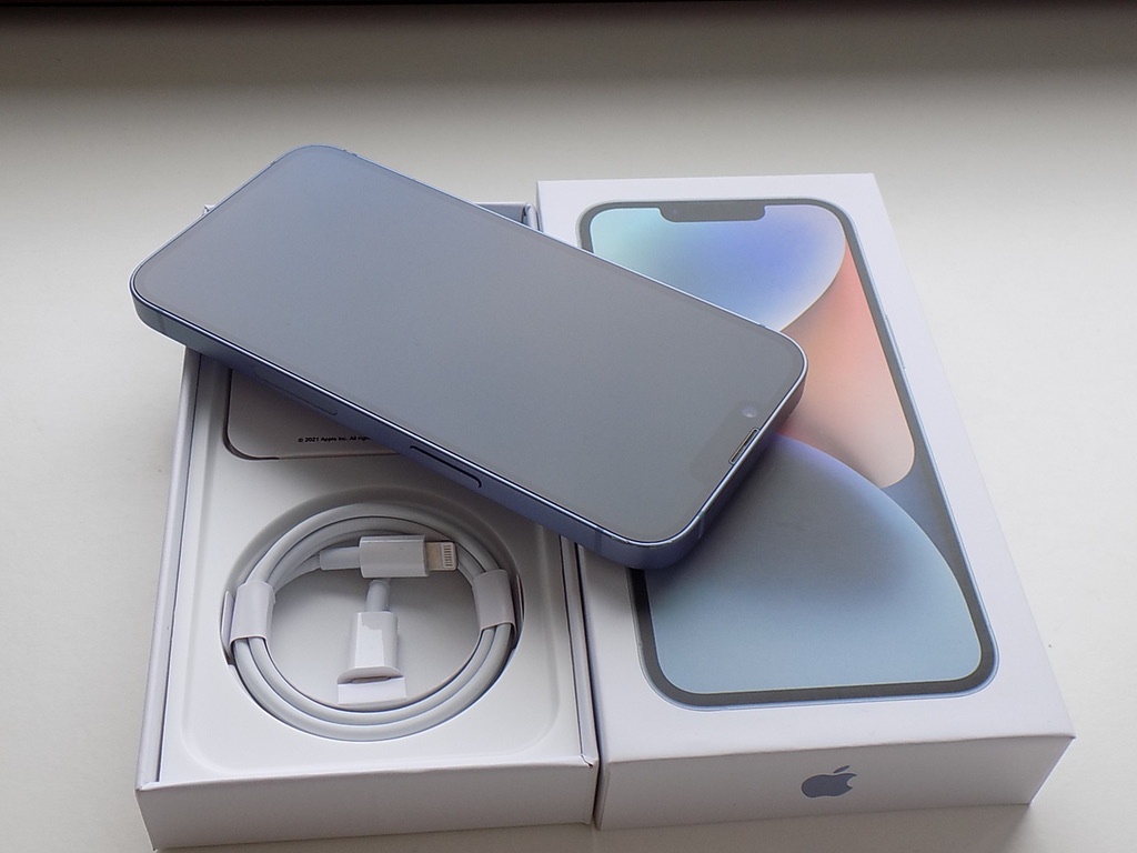 APPLE iPhone 14 256GB Blue - ZÁRUKA - TOP STAV - 4