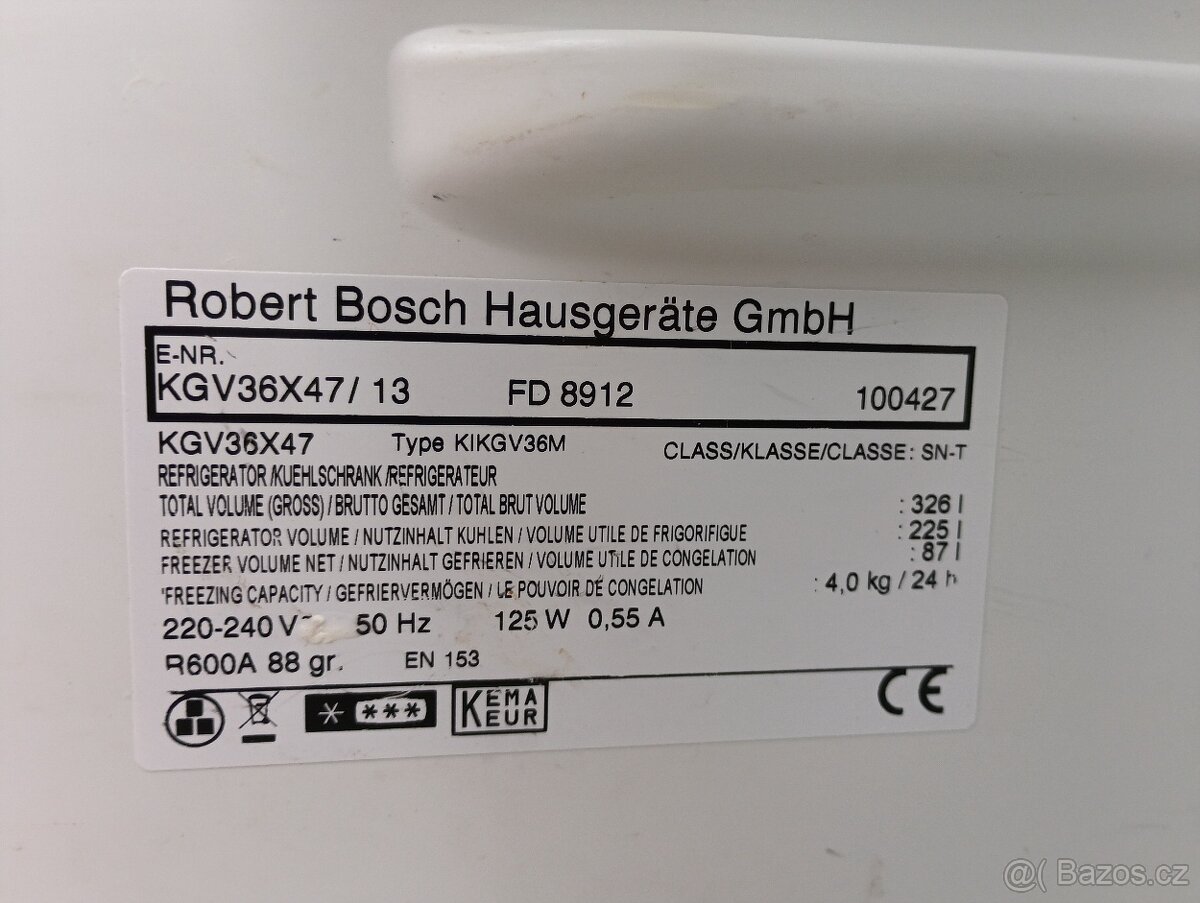 Bosch lednice s mrazákem - 4